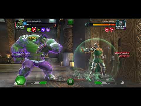 iHulk Solo Gauntlet Doom in 76sec | 5/65 No synergies | Marvel Contest of Champions