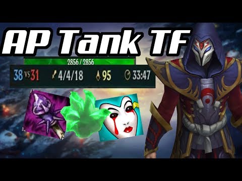 AP TANK TWISTED FATE IS INSANE!! 3000 Health with an AP Build?