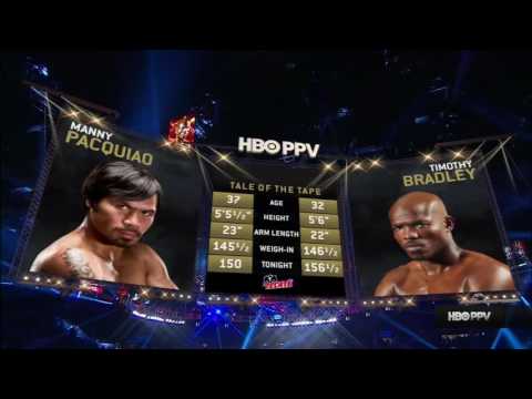 (66) Manny Pacquiao vs Bradley III | April 9, 2016 Las Vegas