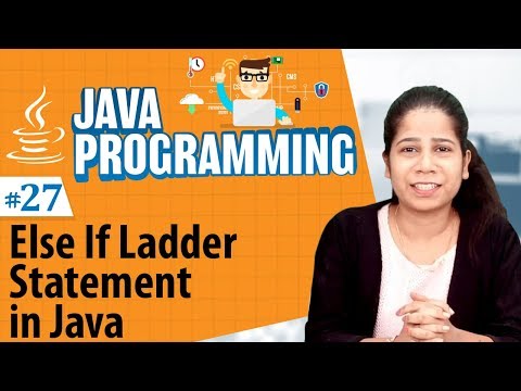 Else If Ladder Statement Decision Making Statements In Java Java Programming Tutorial