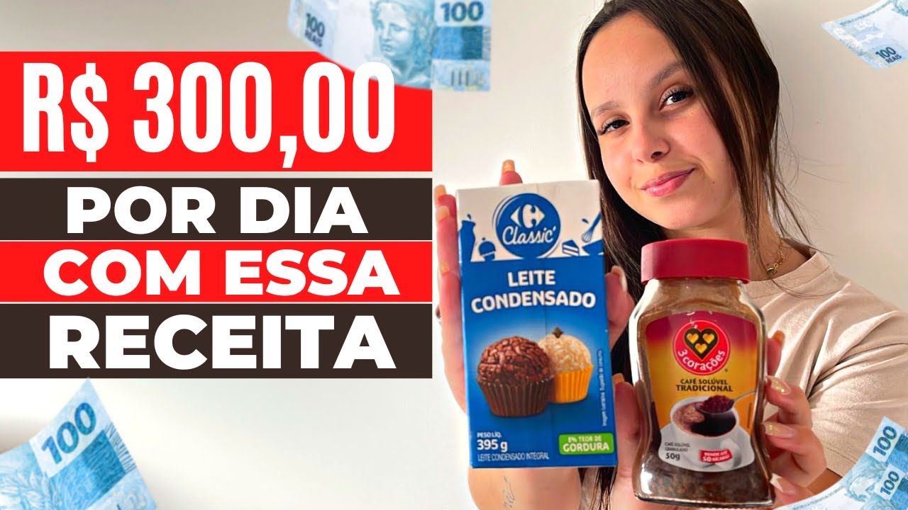 R$300,00 POR DIA COM ESSA RECEITA DE [BRIGADEIRO DE CAFÉ]