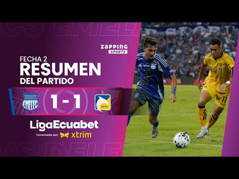 CS Emelec 1 - 1 Delfín SC / Fecha 2 / Liga Ecuabet conectada por Xtrim 2026