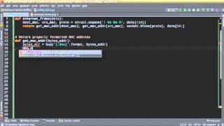 Python Network Packet Sniffer Tutorial - 2 - Formatting MAC Address