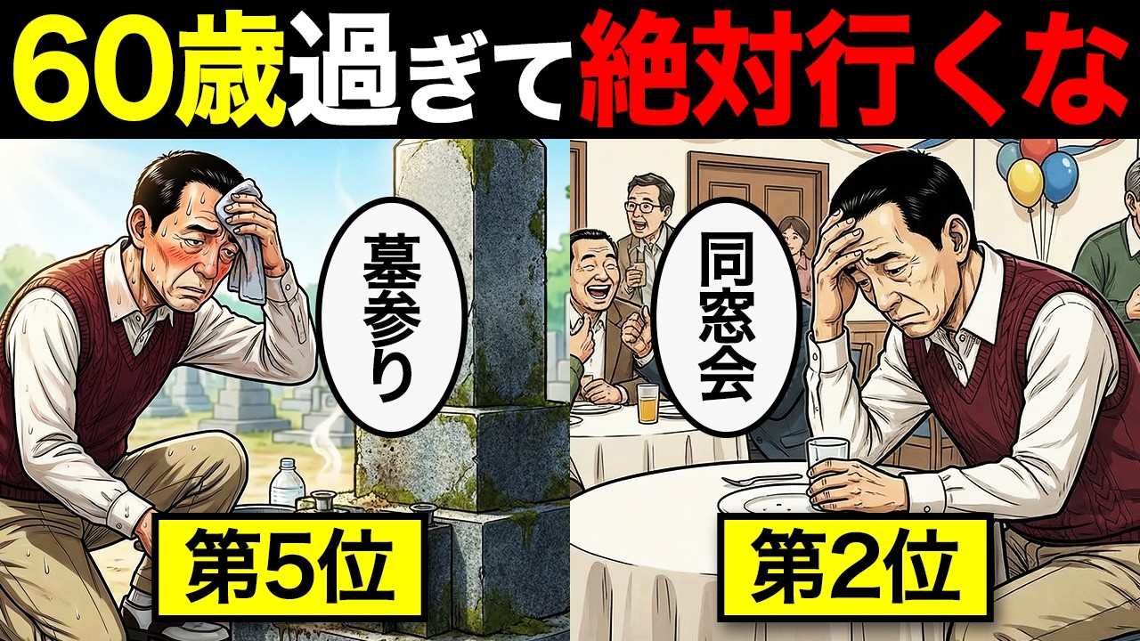 【漫画】60代で「老後破綻」する人が行っている場所TOP7