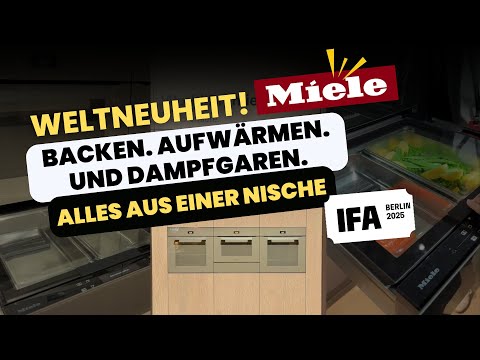 Miele DS 8010: Die 14cm Dampfschublade| IFA 2025 Weltneuheit bei Viba München