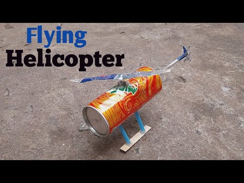 How To Make Helicopter At Home With Cold Drink Can | Helicopter Kaise Banaye | By The Maker Creation