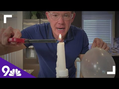 Science Minute: Learn about thermal energy with a candle and balloon