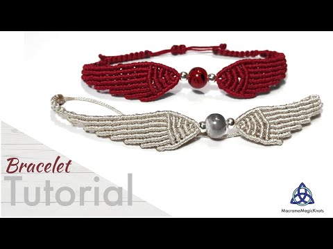 Macrame Bracelet with Beads Tutorial Easy Jewelry Making