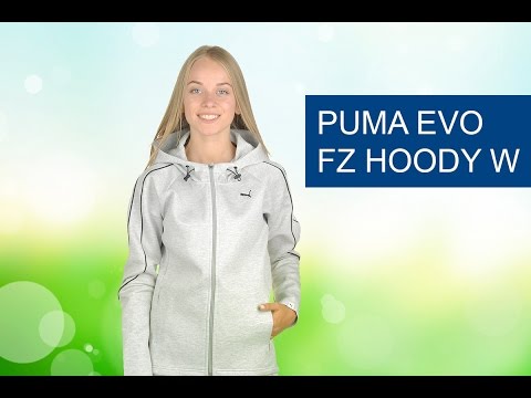 Кофта Puma Evo Fz Hoody W, видео 8 - интернет магазин MEGASPORT