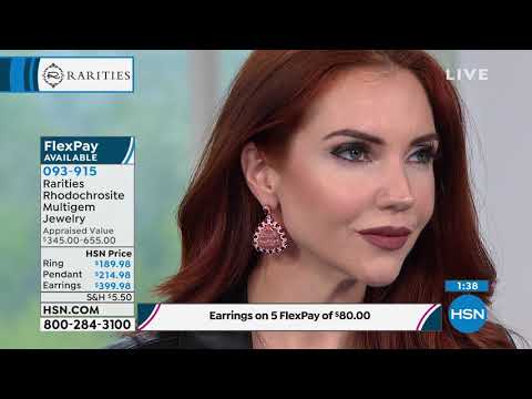 Rarities Rose Gold Plated Rhodochrosite, Rhodolite   Whi...