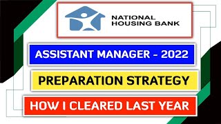 NHB AM 2022 Strategy - How I Cleared Last Year | National Housing Bank |