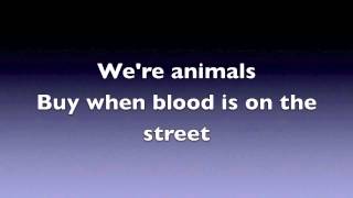 Muse-Animals lyrics