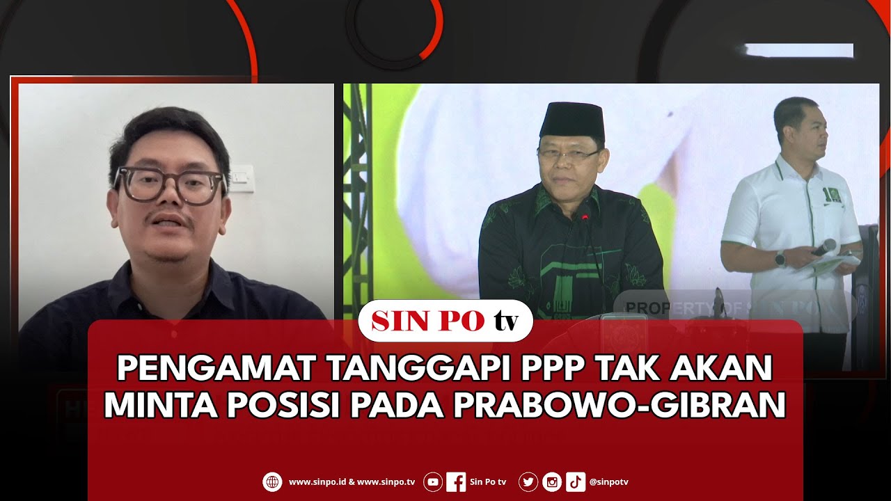 Pengamat Tanggapi PPP Tak Akan Minta Posisi Pada Prabowo-Gibran