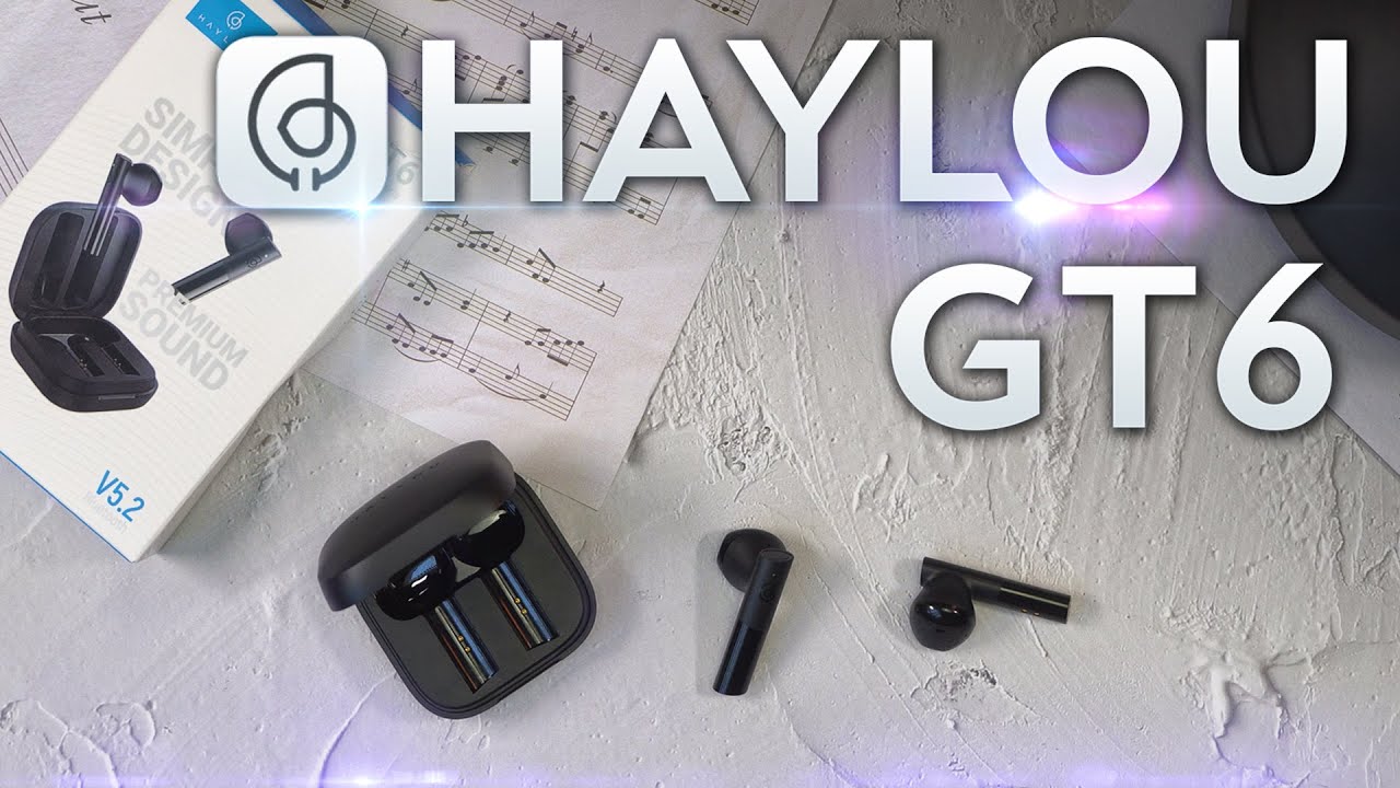 Наушники Haylou GT6, черный