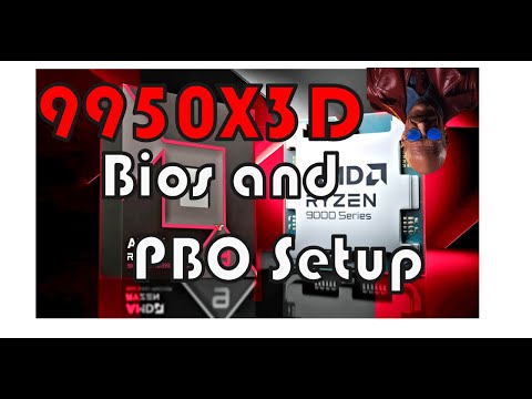 9950X3D Asus Rog Crosshair X870e Hero BIOS Setup and PBO Tuning