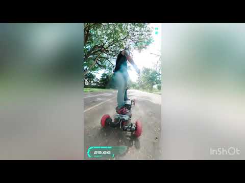 Ep.9 test speed 3d finality ATgear drive+ trampa deck+ stormcore 60d (insta360 one x2) #esk8 #speed