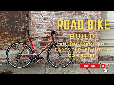 Build A Bike - Turning Random Parts Into An Affordable Commuter Road Bike #bike #bikes #bicycles