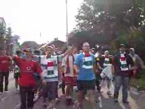 KIBICE SPARTY w Belzycach - wejscie