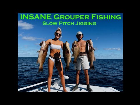 INSANE Day of Grouper Fishing!! Slow Pitch Jigging (ft. Capt.Collier)