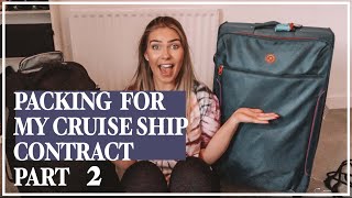 CRUISE SHIP employee packing for her contract on Virgin Voyages (part 2)