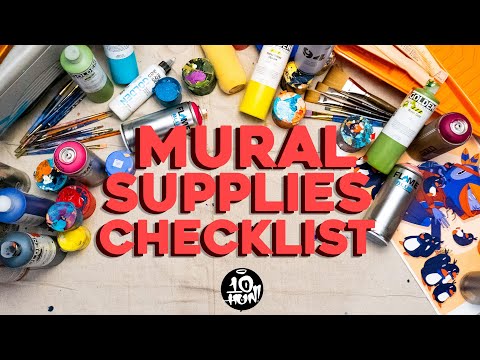 My MURAL SUPPLIES Checklist!