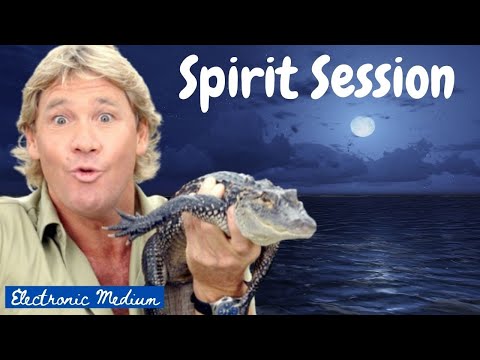 STEVE IRWIN Spirit Box "Could barely see" "It's fate" & "Healed by the Water"
