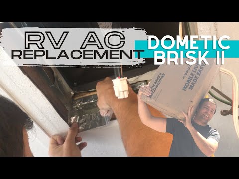 Replacing our RV Air Conditioning | DIY Dometic Brisk II AC Replacement | Installing a New RV AC