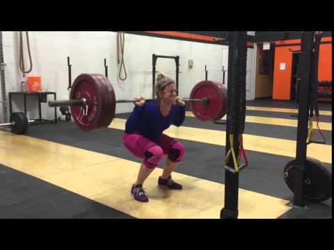 160106 - Back Squat 315 pounds - Sandra Hamilton - CrossFit Bolton