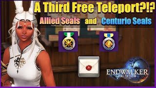 A Third FREE Teleport! FFXIV Endwalker Allied Seals and Centurio Seals