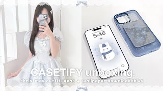 DRAW WITH ME ☃️❄️ : CASETiFY it girl must-have holiday tech accessories, wallpapers + outfit ideas