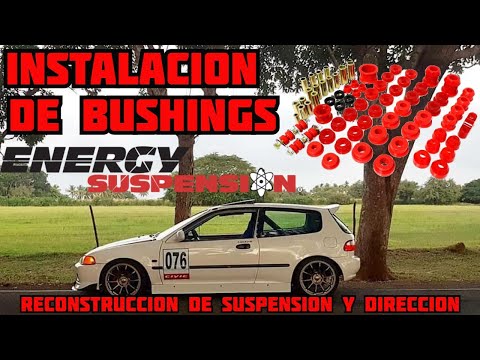 INSTALACION de BUSHINGS ENERGY SUSPENSION en HONDA CIVIC EG | SUSPENSION y DIRECCION HONDA CIVIC EG