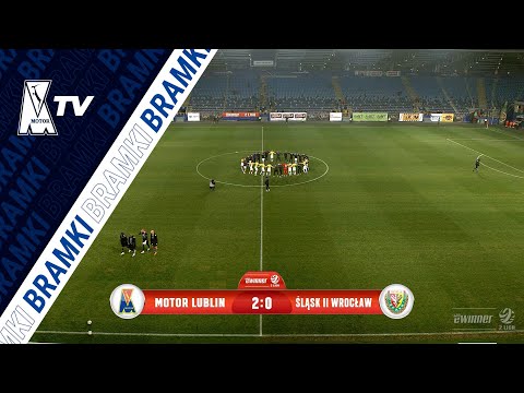 Bramki z meczu Motor Lublin - Śląsk II Wrocław (05.12.2021)