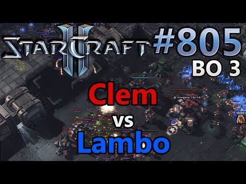StarCraft 2 - Replay-Cast #805 - Clem (T) vs Lambo (Z) [German]