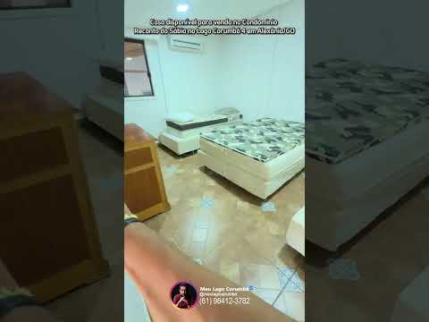 Casa disponível para venda no Condominio Recanto do Sábia no Lago Corumbá 4 em Alexânia/GO