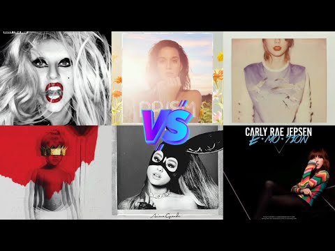 Born This Way vs Prism vs 1989 vs ANTI vs Dangerous Woman vs E.M.O.TION - Album Battle