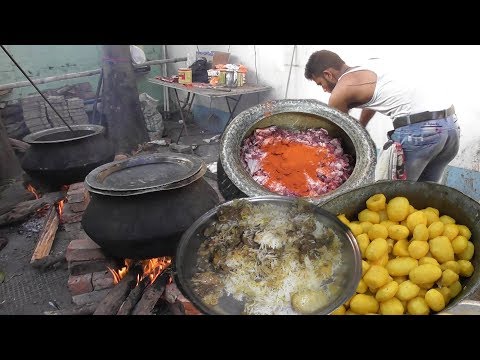 250 Kg Mutton Dum Kolkata Style Biryani For 800 People | Full Preparation | Street Food Loves You Video