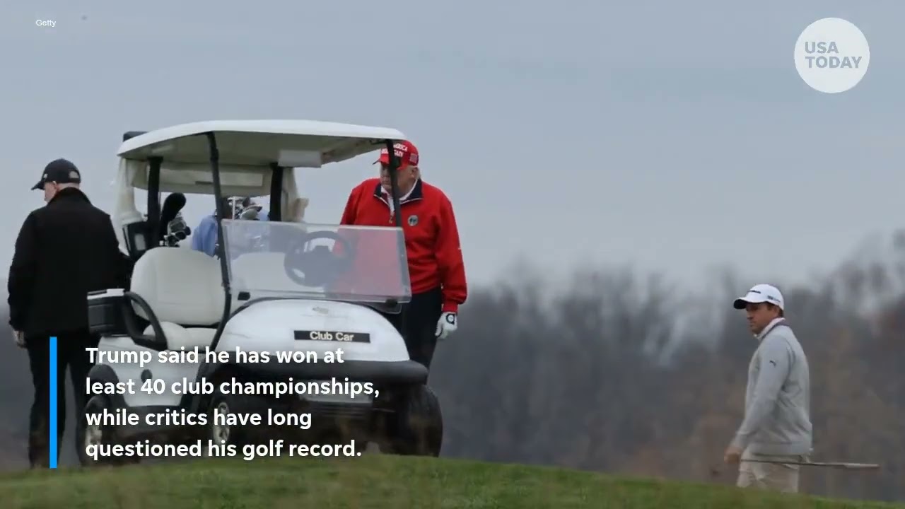 Trump declares victory at Bedminster Club Championship
