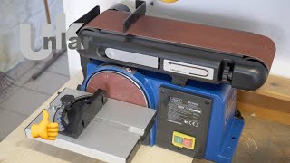 Scheppach Band-  und Teller-Schleifmaschine BTS900 im Test