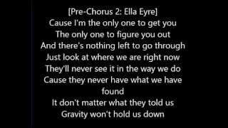 Dj fresh ft Ella Eyre - Gravity Lyrics