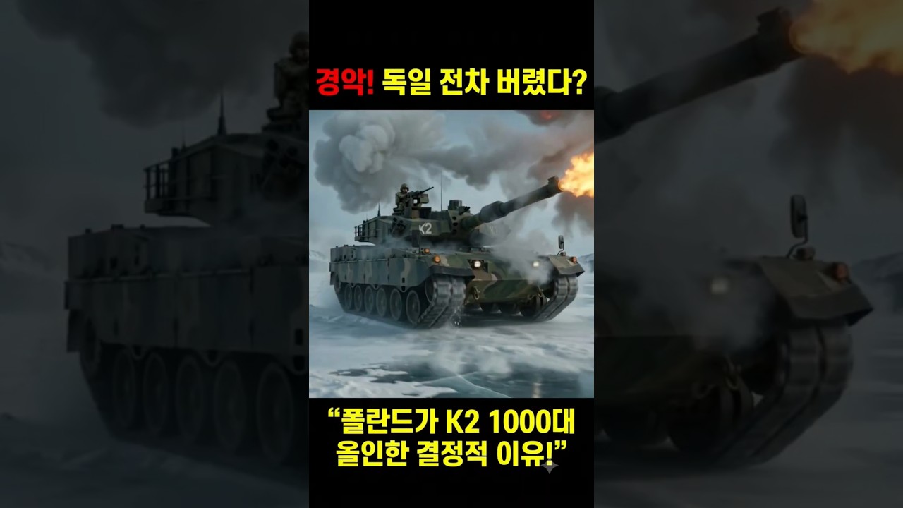 폴란드가 K2 흑표를 선택한 이유