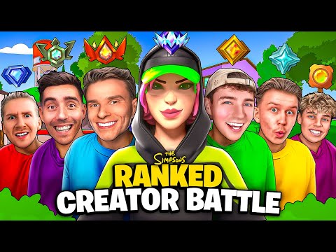 DAS FORTNITE RANKED CREATOR BATTLE! 🍩 - (SIMPSONS EDITION)
