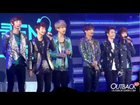 121202 KBS Cool FM 나눔콘서트 EXO-K 무대 밑 + 토크 + 인사