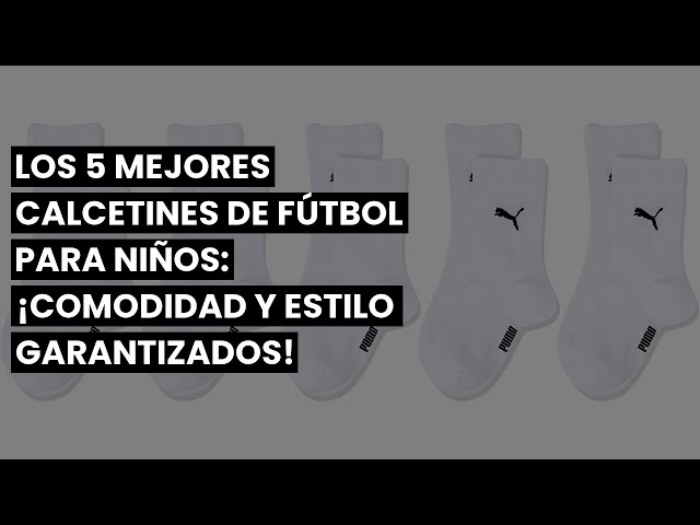 Vídeo relacionado con Utensilsto Calcetines de fútbol unisex para niños, Negro, blanco, azul, rojo, 31-34