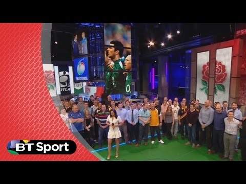 Laura Wright sings Jerusalem with a little help from the guys  | Rugby Tonight