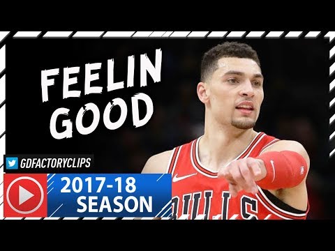 Zach LaVine 2nd Bulls Game Highlights vs Heat (2018.01.15) - 18 Pts, 5 Reb, 5 Ast in 20 Min