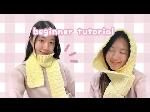 how to crochet scarf for absolute beginner | crochet valentines gift for beginner