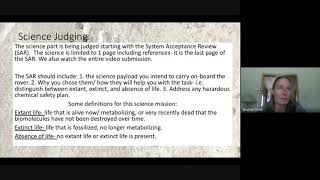 URC2020 Science Discussion