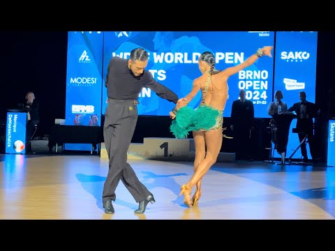 Tomer Zveniatsky - Elizaveta Pustornakova, ISR | World Open in Brno 2024, Final Cha Cha Cha