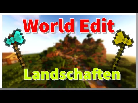 ⚒️Minecraft World Edit Tutorial Pt.2 / 🏡Landscape Design Tutorial German //Minecraft 1.19.2//