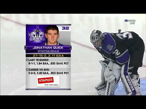 NHL  Feb.26/2011   Colorado Avalanche - Los Angeles Kings